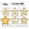 Crealies CARDZZ ELEMENTS STARS