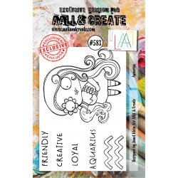 AALL AND CREATE STAMP CLEAR -583 AQUARIUS