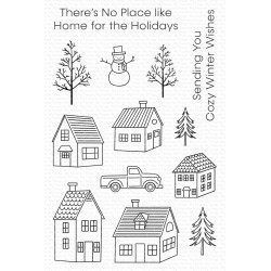 MFT CLEAR STAMPS COZY WINTER WISHES
