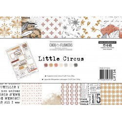 CHOU & FLOWERS KIT PAPIERS A4 LITTLE CIRCUS