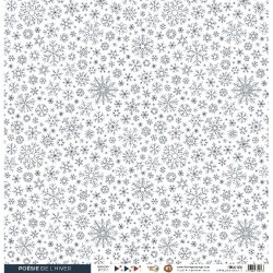 FLORILEGES DESIGN Papier Calque CANNELLE & CHOCOLAT 3, 30,5 x 30,5 cm