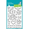 LAWN FAWN CLEAR STAMPS SCENT WITH LOVE CLEAR STAMPS