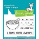 LAWN FAWN CLEAR STAMPS CEREALSLY AWESOME