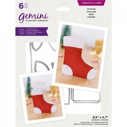Gemini CRAFTERS COMPANION - Create-a-Card - Message Reveal Dies - Stocking
