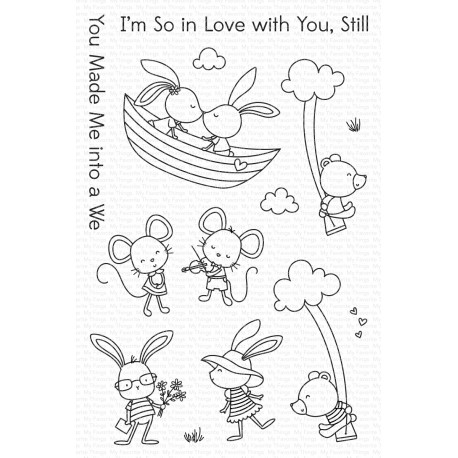 MFT CLEAR STAMPS I'M SO IN LOVE WITH YOU