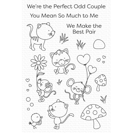MFT CLEAR STAMPS ODD COUPLE