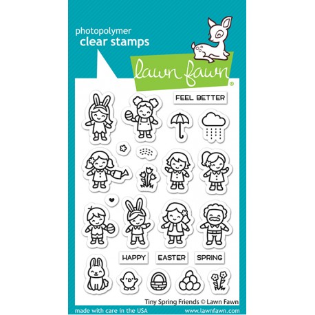 LAWN FAWN CLEAR STAMPS TINY SPRING FRIENDS