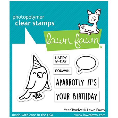 LAWN FAWN CLEAR STAMPS YEAR TWELVE