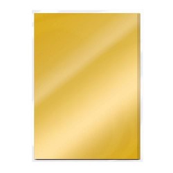 Tonic Studios mirror card SATIN, GOLD PEARL