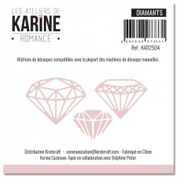 LES ATELIERS DE KARINE "ROMANCE" DIES DIAMANTS