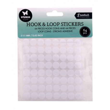 Studio Light • Essentials HOOK & LOOP stickers Round 11mm