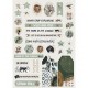 STUDIO LIGHT DIY BLOC A4 DESIGN PAPER & MOTIFS PREDECOUPE WILD AND FREE