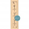 FLORILEGES DESIGN TAMPON BOIS PLANCHE DECO - LIBERTY