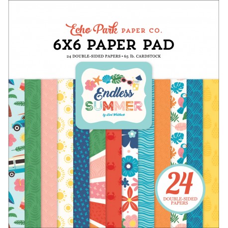 ECHO PARK PAPER Endless Summer 6x6 Paper Pad 15x15cm