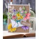 PINKFRESH STUDIO Floral Envelope stamp set