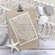 CHOU & FLOWERS POCHOIR CORAIL
