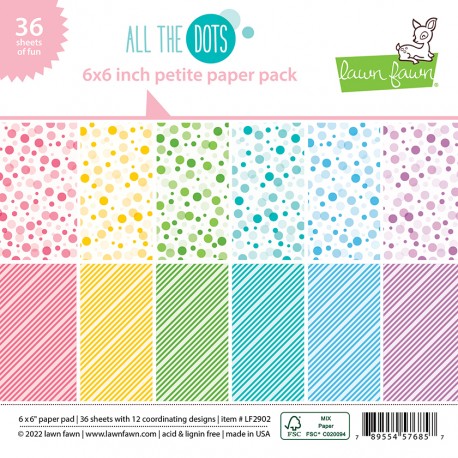 LAWN FAWN PAPER PAD ALL THE DOTS