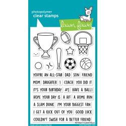 LAWN FAWN CLEAR STAMPS ALL STAR