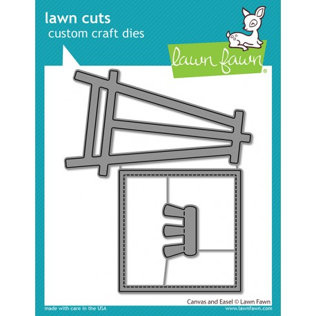 LAWN FAWN CUTS CANVAS AND EASEL