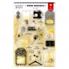 FLORILEGES DESIGN TAMPON CLEAR ETIQUETTES à personnaliser - FIL EN AIGUILLE