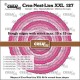 Crealies Crea-nest-dies XXL no. 127 - CIRCLES STITCHED WITH ROUGH EDGES