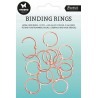 Studio Light BINDING RINGS - 12 pcs, ca. 2,1 cm rose or