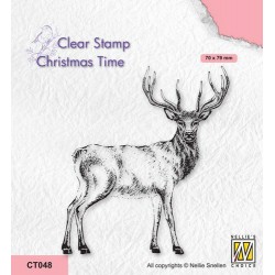 Nellie‘s Choice Clear Stamp - Christmas time HERT
