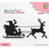 Nellie‘s Choice Clear Stamp - CHRISTMAS SILHOUETTE - SANTA CLAUS
