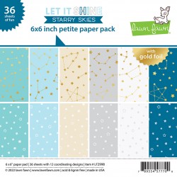 LAWN FAWN PAPER PAD LET IT SHINE STARRY SKIES