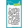 LAWN FAWN DIES SNOWBALL FIGHT
