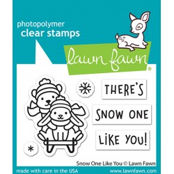LAWN FAWN CLEAR STAMPS SNOWONE LIKE YOU
