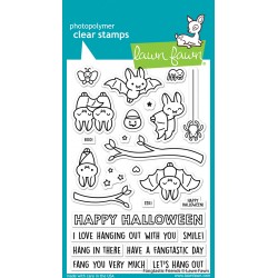 LAWN FAWN CLEAR STAMPS FANGTASTIC FRIENDS
