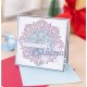 CRAFTERS COMPANION "FROSTY AND BRIGHT" DIE SNOWFLAKE