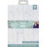 CRAFTERS COMPANION "FROSTY AND BRIGHT" LUXURY FOILED CARD PAD