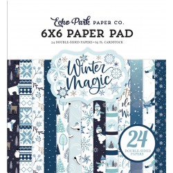 ECHO PARK PAPER WINTER MAGIC PAPER PAD 15x15cm