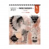 FLORILEGES DESIGN TAMPON CLEAR PROFITER DE NOUS "ARIZONA"