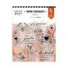 FLORILEGES DESIGN TAMPON CLEAR LANGAGE DES MAINS "ARIZONA"
