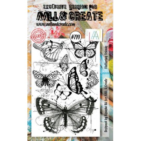 AALL AND CREATE STAMP CLEAR - FLUTTERING FRIENDS 799