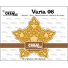 Crealies VARIA 06 CURLY STAR SNOWFLAKE