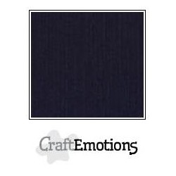 Linen Cardstock Black