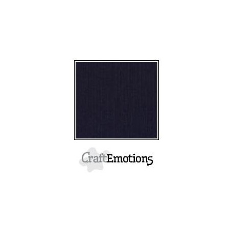 Linen Cardstock Black