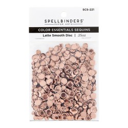 SPELLBINDERS LATTE SMOOTH DISCS SEQUINS