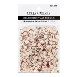 SPELLBINDERS CHAMPAGNE SMOOTH DISCS SEQUINS
