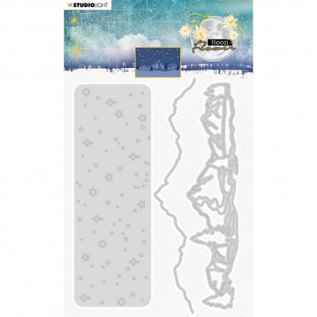 Studio Light • Moon flower collection cutting die North pole Scenery nr.137