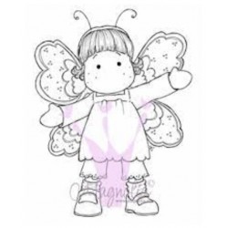 MAGNOLIA STAMPS -TILDA AS A BUTTERFLY