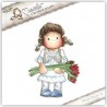 MAGNOLIA STAMPS - MERRY LITTLE CHRISTMAS COLLECTION - TILDA WITH AMARYLLIS