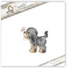 MAGNOLIA STAMPS - BUTTERFLY DREAMS COLLECTION - MAGNOLIA DOG WITH BUTTERFLY