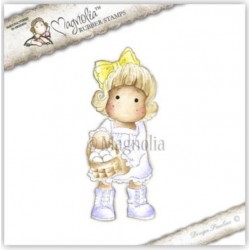 MAGNOLIA STAMPS - BUTTERFLY DREAMS COLLECTION - TILDA HOLDING EGG BASKETT