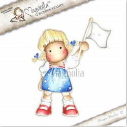 MAGNOLIA STAMPS - SWEET RAINBOW COLLECTION - TILDA WITH STAR DRESS