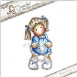 MAGNOLIA STAMPS - SWEET CRAZY LOVE - TILDA WITH HEART CHAIN
